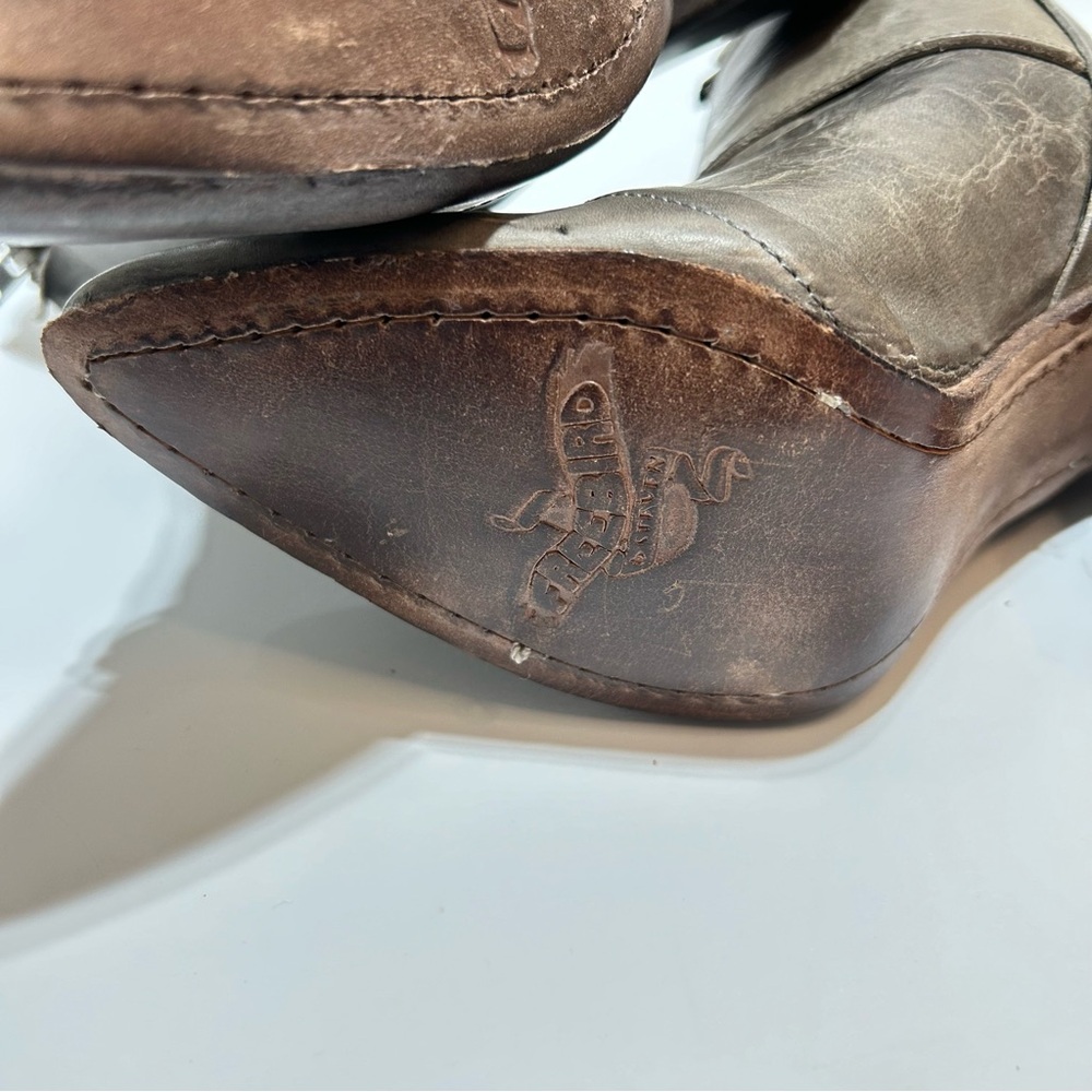 Freebird By Steven Joey Stone Color Boots Nib Sz 8 - image 8